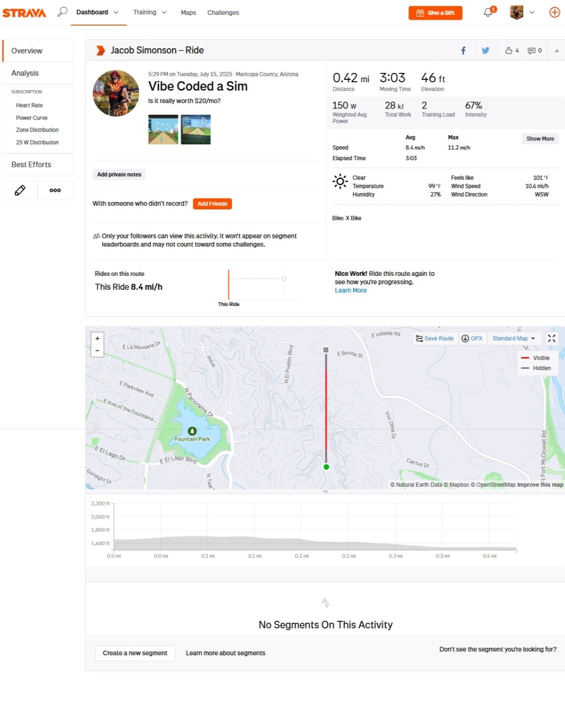 Strava Activity